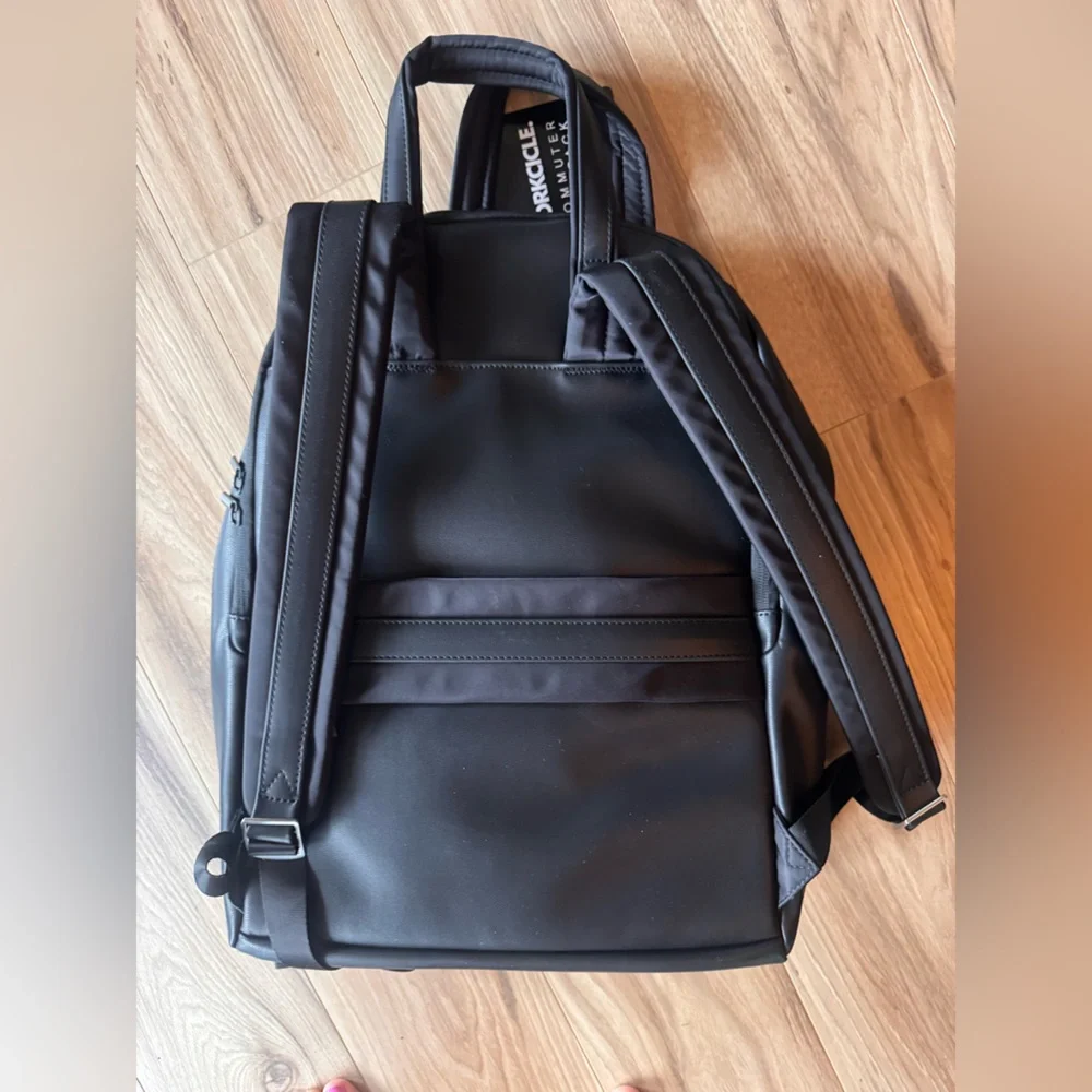 Corkcicle Black Commuter Backpack with Disney Destinations Logo